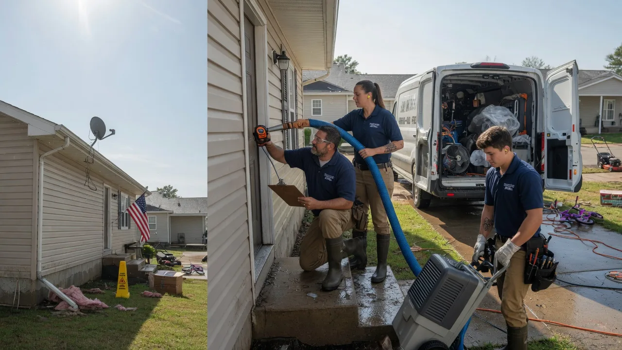 Ceiling Water Damage Restoration in Lebo, KS near me